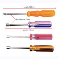 Poignée en plastique confortable, outils manuels, clé à douille hexagonale, poignée en PVC, écrou, tournevis
