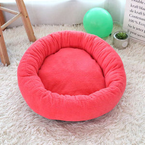Deep Sleep Round Pet <b>Bed</b> Thickened Plush Warm Cat <b>Dog</b> <b>Bed</b> All Seasons Pet Supplies - Product Image 4