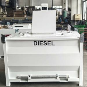 Tanque de Almacenamiento de Refrigerante de Acero al Carbono de Grado Industrial con Doble Pared y Marco Galvanizado Anticolisión, 35Kpa para Presión - Product Image 1