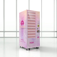 Machine de maquillage de beauté à 6 couches Machine à distribuer les cils de cheveux Distributeur automatique au détail