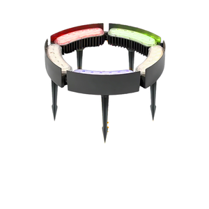 Faro LED RGB a Ruota <span class=keywords><strong>da</strong></span> 18W IP65 Impermeabile DMX per Esterni, Giardini, Parchi, Decorazioni Natalizie e Illuminazione d'Atmosfera per Alberi - Product Image 1