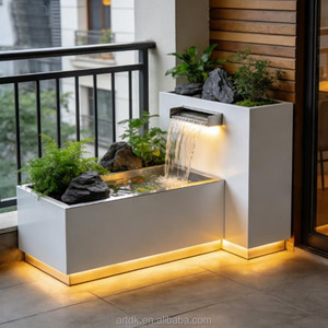58 <span class=keywords><strong>Vasi</strong></span> per Fiori in Acciaio Inox di Forma Personalizzata con Luce LED per Decorazione di Hotel, Giardini e Strade, Paesaggistica Commerciale - Product Image 4