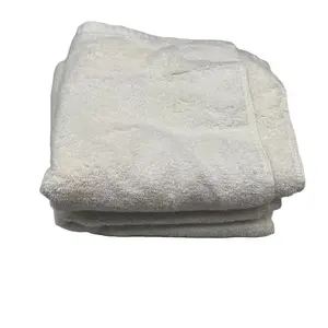 爆炸性新产品白色毛巾碎布散装清洁布100% 棉工业擦拭布