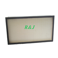 Ukuran Khusus Efisiensi Hepa 99,99%, Filter Hepa Bahan Fiberglass Kelas H13 H14 untuk Laminar Air Flow Hood