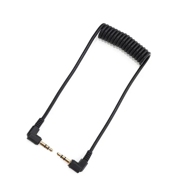 3,5mm TRS zu TRRS Stecker zu Stecker rechtwinkliges Adapter kabel kompatibel von Smartphone zu Mikrofon direkt