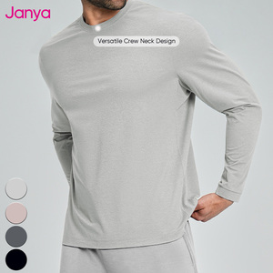 <span class=keywords><strong>Maglietta</strong></span> a Maniche Lunghe da <span class=keywords><strong>Uomo</strong></span> Janya, Morbida e Microforata, ad Asciugatura Rapida, Traspirante, per Fitness, Corsa, <span class=keywords><strong>Tennis</strong></span> e Sport - Product Image 3