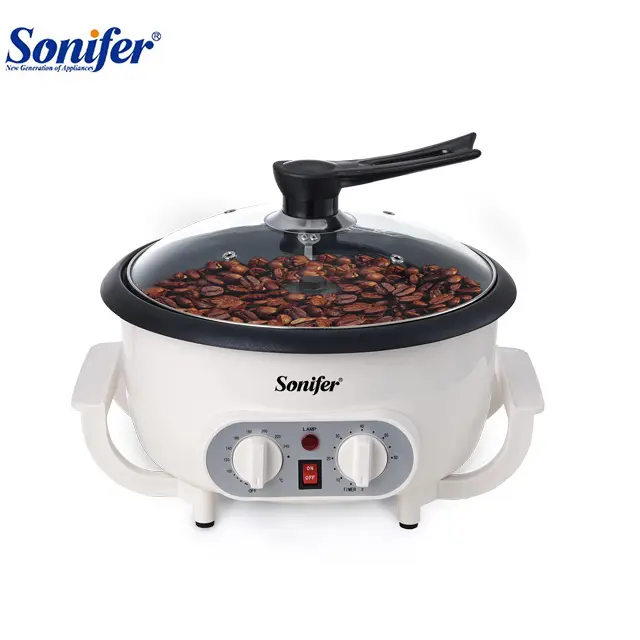 Sonifer SF-3561 wholesale home use 220V multifunctional non-stick temperature control small electric coffee bean roaster