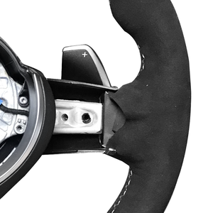Volant modifié étiquette jaune en daim personnalisé pour BMW F10 F30 bzc-m3-328-p - Product Image 6