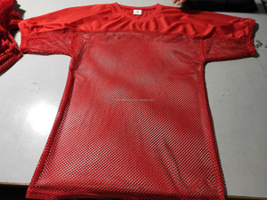 Custom American Jeugdvoetbal Oefenjersey Polyester Patrijspoort Mesh Truien Snelle Turnaround Uitstekende Groothandelsprijs - Product Image 2