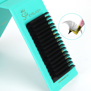 SP Wholesale Individual De <span class=keywords><strong>Cils</strong></span> Cashmere Velvet Matte Black Custom Lash Trays Supplies Handmade Volume Eyelash Extension - Product Image 2