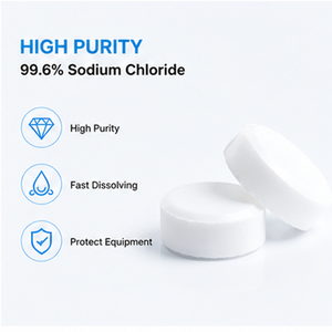 Pastiglie di Sale Addolcente Puro al 99,5% per Filtri Acqua Domestici, Dieci Chilogrammi per Sacchetto - Product Image 2