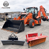 Options de personnalisation complètes de la machine Chargeuse sur pneus FULCORE 190 °   Chargeuse sur pneus diesel à forte traction pour travaux de construction