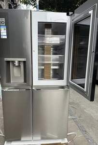 <span class=keywords><strong>Réfrigérateur</strong></span> <span class=keywords><strong>de</strong></span> porte intérieure <span class=keywords><strong>de</strong></span> 655 litres - Refroidissement par air, sans givre <span class=keywords><strong>avec</strong></span> fonction <span class=keywords><strong>de</strong></span> fabrication <span class=keywords><strong>de</strong></span> glace - Doté d'un écran LED - Product Image 4