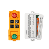IViremo FSK Relais étanche 4 canaux 10A avec télécommande sans fil, interrupteur DC12-36V portée 100m pour moteurs, éclairages et appareils électroménagers