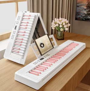 <span class=keywords><strong>Piano</strong></span> Electrónico Digital de 61 Teclas, Plegable, Multifuncional, Portátil, con Batería de Litio-Polímero, MIDI USB, para Niños y Adultos - Product Image 5