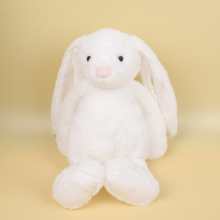 Großhandel 30 cm Weiches Plüsch-Häschen Niedliches Langohr-Kaninchen Kuscheltier für Kinder mit PP-Baumwollfüllung Oster-Feiertagsgeschenk Stofftier-Spielzeug
