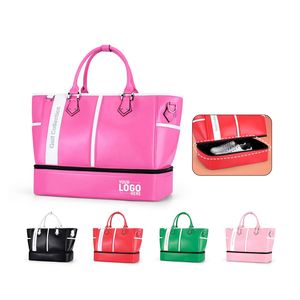 Bolsa de Golf Deportiva Personalizada con Logotipo, de Microfibra Impermeable, para Mujer, Estilo Boston, Casual, con Dos Cremalleras, Venta al Por Mayor - Product Image 2