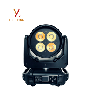 Projecteur LED mobile 4*50W avec zoom, 220W, température de couleur 6000-6500K, IP12, pour scène, mariage, théâtre, éclairage de surface - Product Image 1