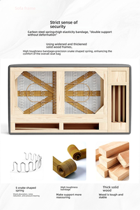 Canapé haut de gamme de style europé<span class=keywords><strong>en</strong></span>, avec bords <span class=keywords><strong>en</strong></span> bois massif, au design luxueux et facile à <span class=keywords><strong>nettoyer</strong></span> à l'eau - Product Image 6