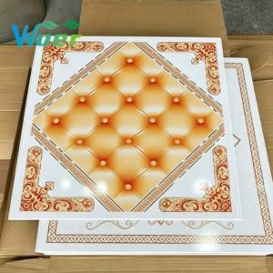 WOER - Placas <span class=keywords><strong>de</strong></span> <span class=keywords><strong>Techo</strong></span> <span class=keywords><strong>de</strong></span> <span class=keywords><strong>PVC</strong></span> Cuadradas <span class=keywords><strong>de</strong></span> Diseño Moderno, Personalizadas, Ecológicas, Impermeables, Resistentes al Fuego, a la Humedad y al Sonido, <span class=keywords><strong>Precio</strong></span> <span class=keywords><strong>de</strong></span> Fábrica - Product Image 2