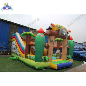 <span class=keywords><strong>Meilleur</strong></span> château de maisons gonflables en plein air avec toboggan pour les enfants - Product Image 2