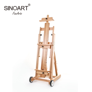 Sinoart mới chuyên nghiệp sồi sơn nghệ sĩ giá vẽ cho UK Gỗ Giá vẽ đứng hiển thị - Product Image 5