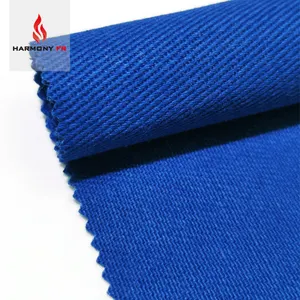 Wholesale OEM ODM Fireproof Arc Flash 100% Cotton EN11612 NFPA2112 FR Treatment Flame Retardant Fabric Twill For Workers Uniform