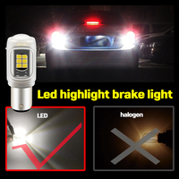 Lampe à LED pour voiture 1157 BAY15D P21/5W 3030 LED ampoule de feu de recul clignotant lampe LED feux de freinage ampoules accessoires auto