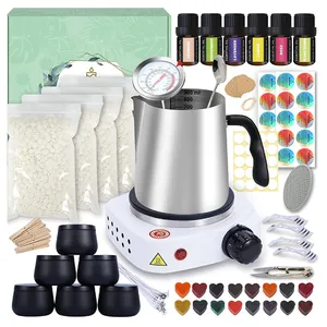 2023 Hot Sell Wax Diy Scented Soy Wax Candle Making Kit With Essential Oil