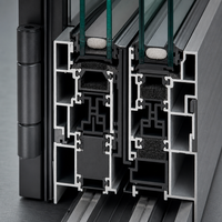 Système de porte pliante en aluminium robuste certifié AS2047 pour véranda de villa de luxe, porte de patio pliante extrêmement résistante aux intempéries