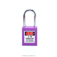 OEM 38mm Acier Nylon Manille ABS Plastique Corps Coffre-fort Serrure avec Clé Principale Cadenas de Sécurité