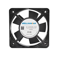 WELLSUNFAN fiable y silencioso 120mm solución de refrigeración AC 4 pulgadas 120mm CPU Cooler Axial sin escobillas 12025 ventilador de refrigeración