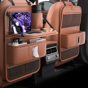 Bolsa de almacenamiento para el asiento trasero del coche, de diseño reciente de <span class=keywords><strong>Mico</strong></span>, organizador plegable de cuero para el asiento trasero del coche, adecuado para coches universales. - Product Image 1