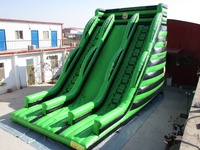 Grand toboggan sec gonflable commercial à vendre