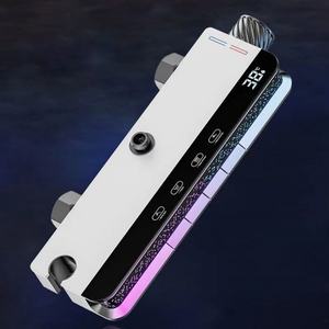 Juego de Ducha con Indicador de Temperatura Inteligente con Pantalla LED, Efecto Cielo Estrellado, Ahorro de Agua, Moderno, Pulido, con Masaje de Lluvia - Product Image 6