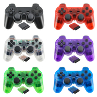 Manette sans fil 2,4 G pour PS2, manette de jeu pour PS2, joystick de jeu à vibration