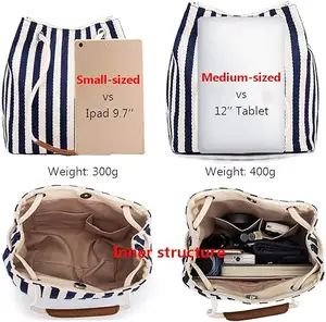 Women's Canvas Tote Bags Small Medium Shoulder Bag Daily Working Handbag For Holiday Travel Pool Multifunctional Canvas Tote