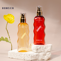 Botol Semprot Parfum Bentuk Persegi Khusus 150ml dengan Sablon Sutra dan Stempel Emas Botol Lotion & Serum Perawatan Kulit