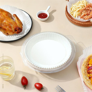 Carta da Forno Monouso <span class=keywords><strong>per</strong></span> <span class=keywords><strong>Friggitrice</strong></span> <span class=keywords><strong>ad</strong></span> <span class=keywords><strong>Aria</strong></span>, 7,9 Pollici, 100 Pezzi, <span class=keywords><strong>per</strong></span> Torte, Snack e Pane - Product Image 4