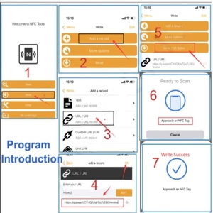 Carta NFC per Recensioni Google con Chip NTAG215 13.56MHz, Codice <span class=keywords><strong>QR</strong></span> URL Programmabile, Impermeabile, per Pagamenti Contactless con Etichetta Adesiva sul Retro - Product Image 4