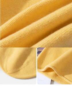 Vente en gros de bonnets en laine mérinos d'Australie, sans couture, couleur unie, pour femmes et hommes - Product Image 3