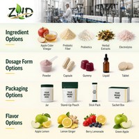Poudre de soutien au métabolisme et à la digestion |   1500mg ACV L-Carnitine Choline Chromium |   Saveur Pomme Citron |   30 portions 180g