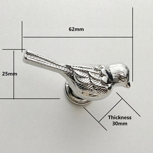 Tiradores de cajón y armario de Metal con diseño de pájaros de amor, perillas decorativas para el hogar - Product Image 6