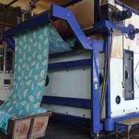 Usine pas cher polyester matériel soyeux imprimé tache maison textile matière première tissu pour robes