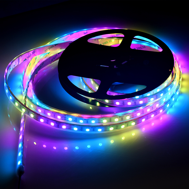 Addressable RGB DC12V 5050SMD RGB LED Strips Waterproof 60LEDs/m High Density Strips Light WS2811 LC8806 Dream-color LED Strips