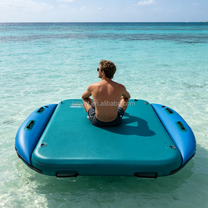 Hailebao Plateforme Flottante Gonflable en PVC Drop-stitch pour Yoga et Lutte, Épaisseur 0,7 mm, Écologique, Durable, Portable et Pliable pour Piscine - Product Image 1