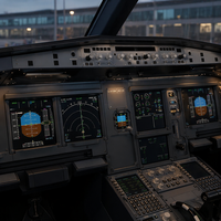 Ensemble de tableau de bord A320 FCU+EFIS pour simulateur de vol - Convient à toute la cabine