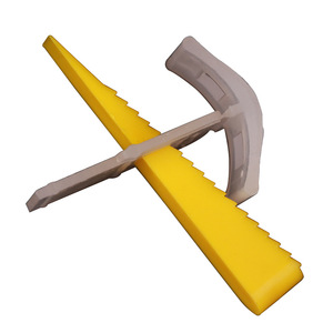 Niveau de carrelage en gros pour usine, base incurvée de 1,5 mm, petit insert croisé jaune pour maîtres-maçons, pose de carreaux de sol - Product Image 6