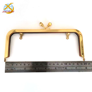 Chiusura a Scatto Quadrata in Metallo Dorato Xinyuan 19*8cm, Accessori Hardware per Borse a Mano - Product Image 2