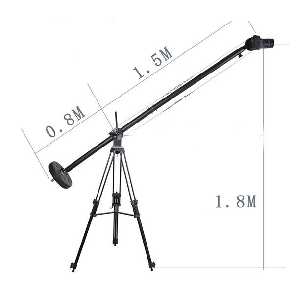 Manual Operated Portable Small Camera Jib Crane for Ball Head